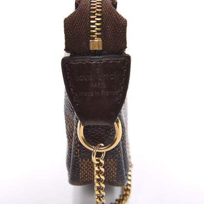 Louis Vuitton Damier Ebene Mini Pochette Accessories 6 of 12