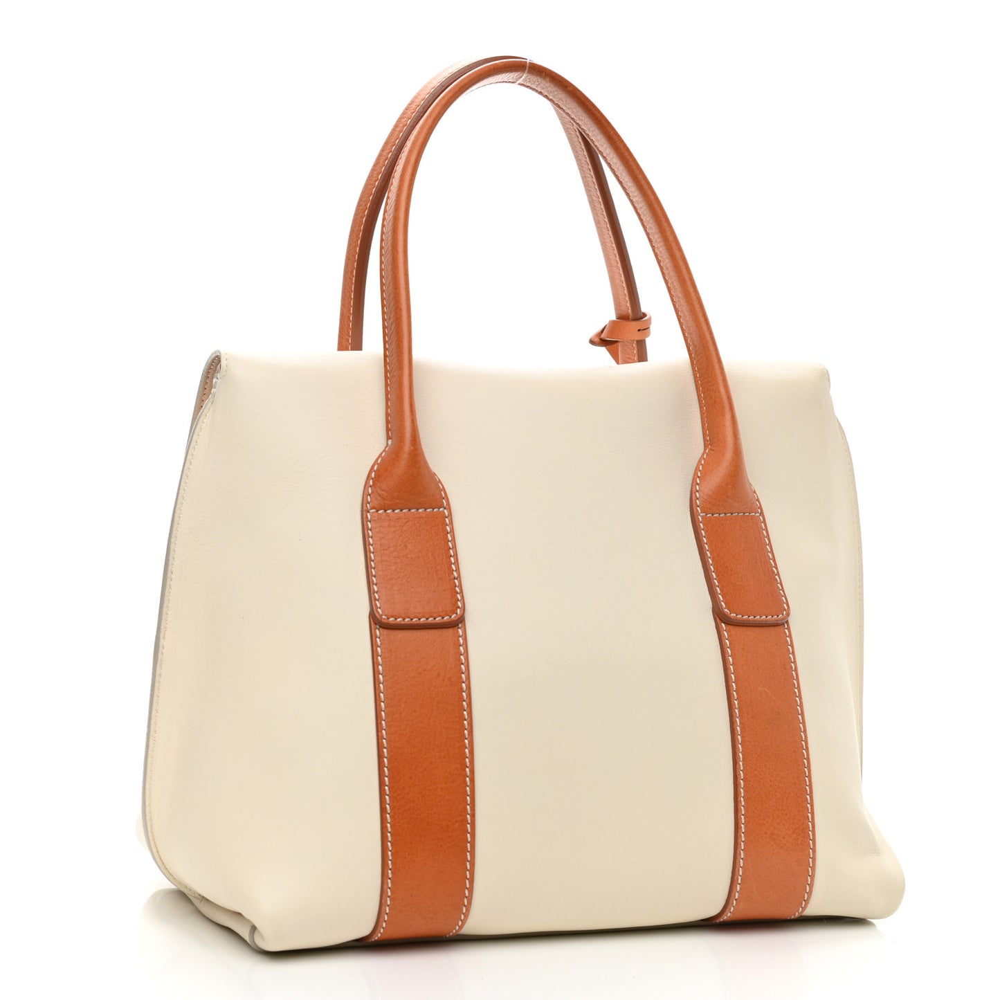 Calfskin Small Sookie Satchel White Tan