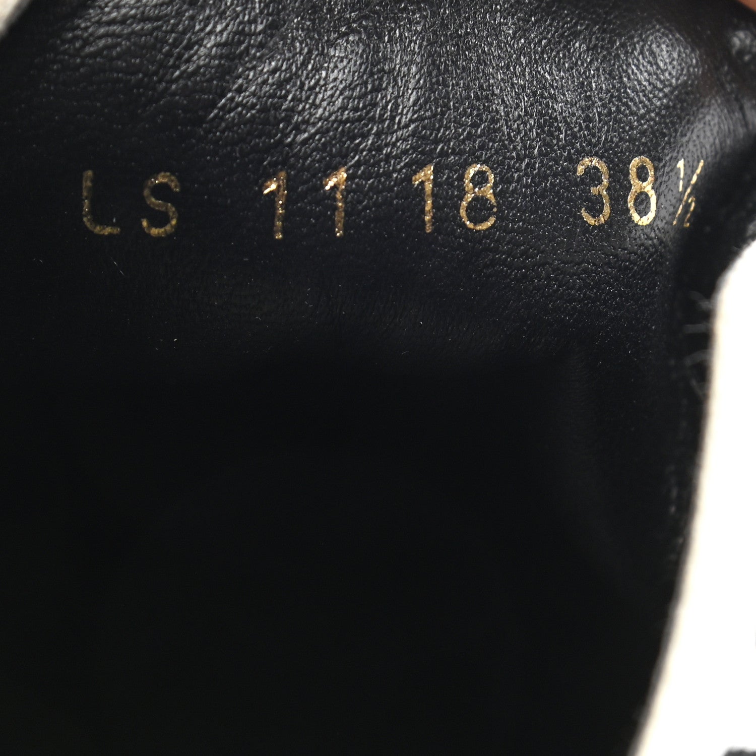 Christian Dior Canvas Oblique Walk'N'Dior Low Top Sneakers 38.5 Black 9 of 12