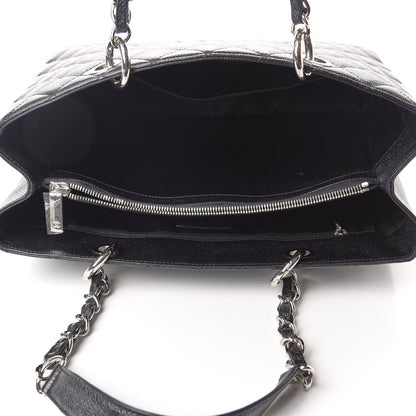Chanel Caviar Quilted Grand Shopping Tote GST Black 5 of 10