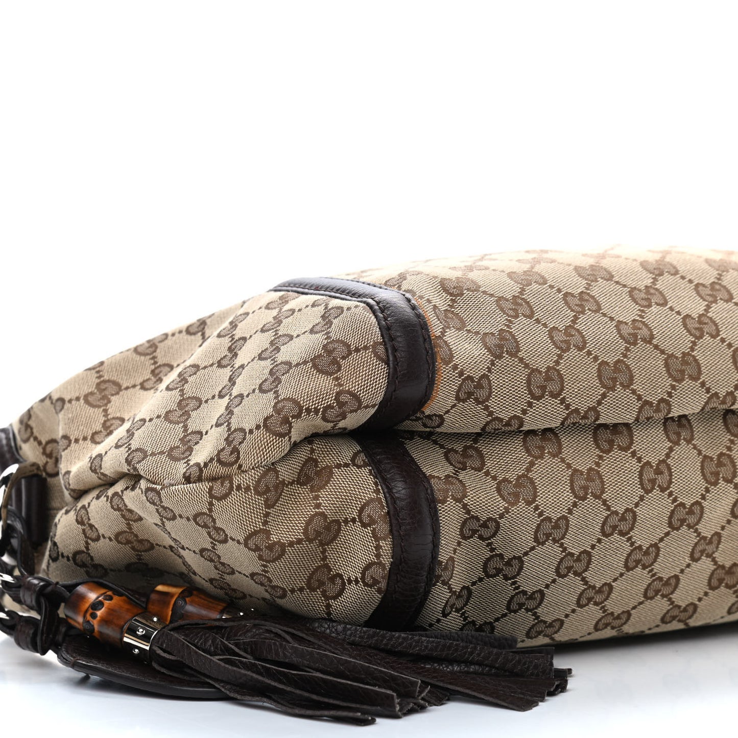 Monogram Medium Techno Horsebit Hobo Brown