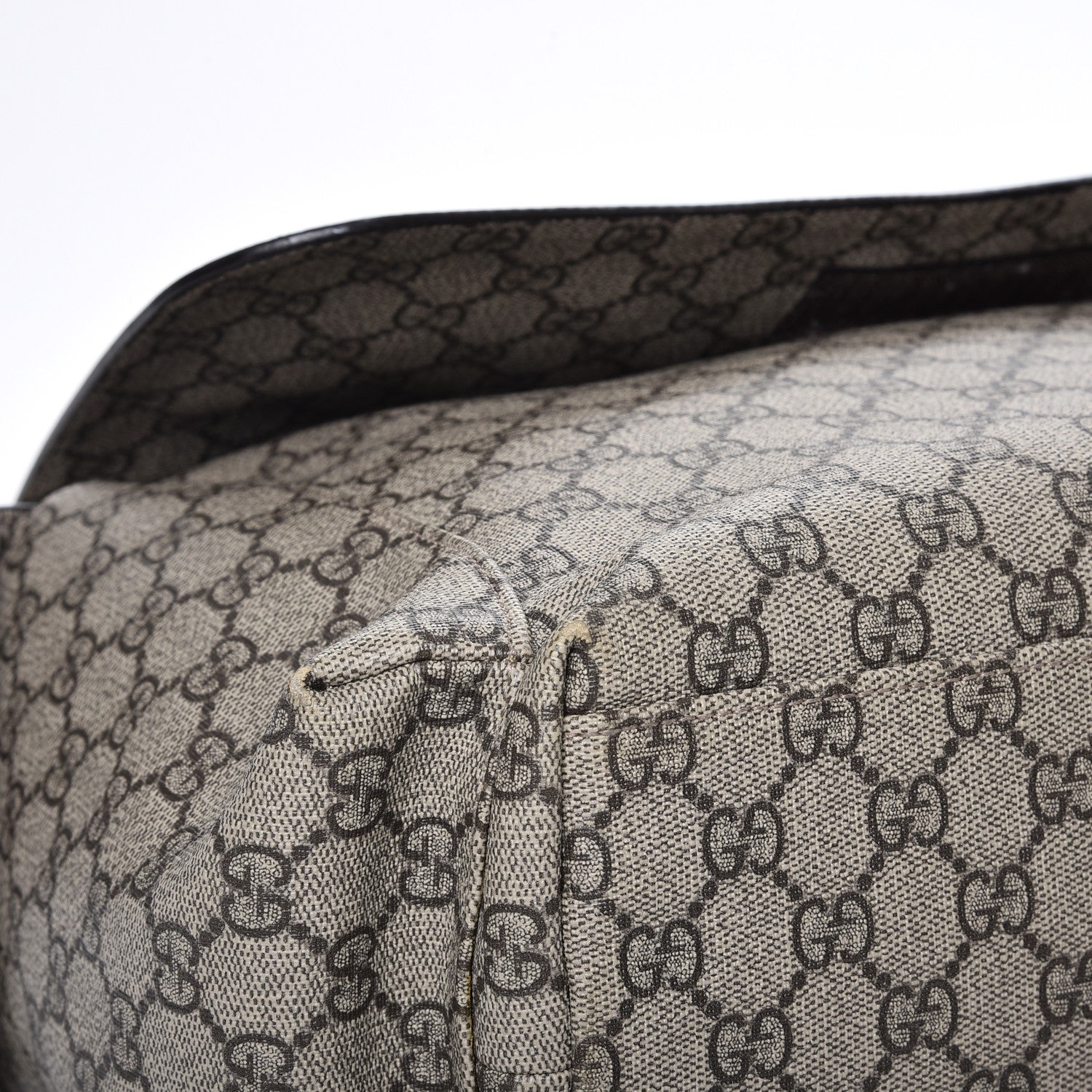 Gucci GG Plus Monogram Messenger Diaper Bag Dark Brown 8 of 12