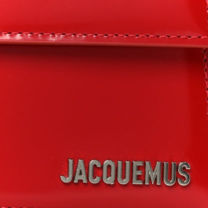 Jacquemus Glazed Calfskin Le Bambino Long Red 7 of 10