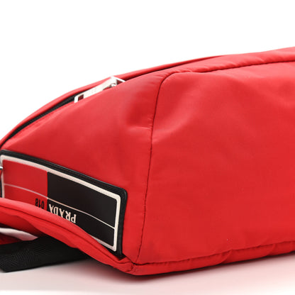 Prada Tessuto Nylon Belt Bag Red 11 of 12