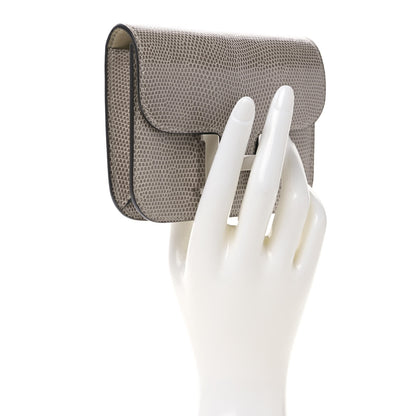 Hermes Lizard Constance Slim Wallet Ficelle 2 of 10