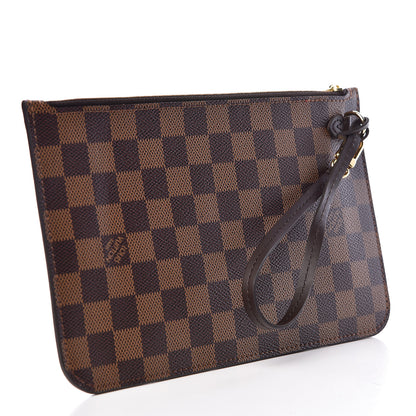 Louis Vuitton Damier Ebene Neverfull MM GM Pochette 3 of 8