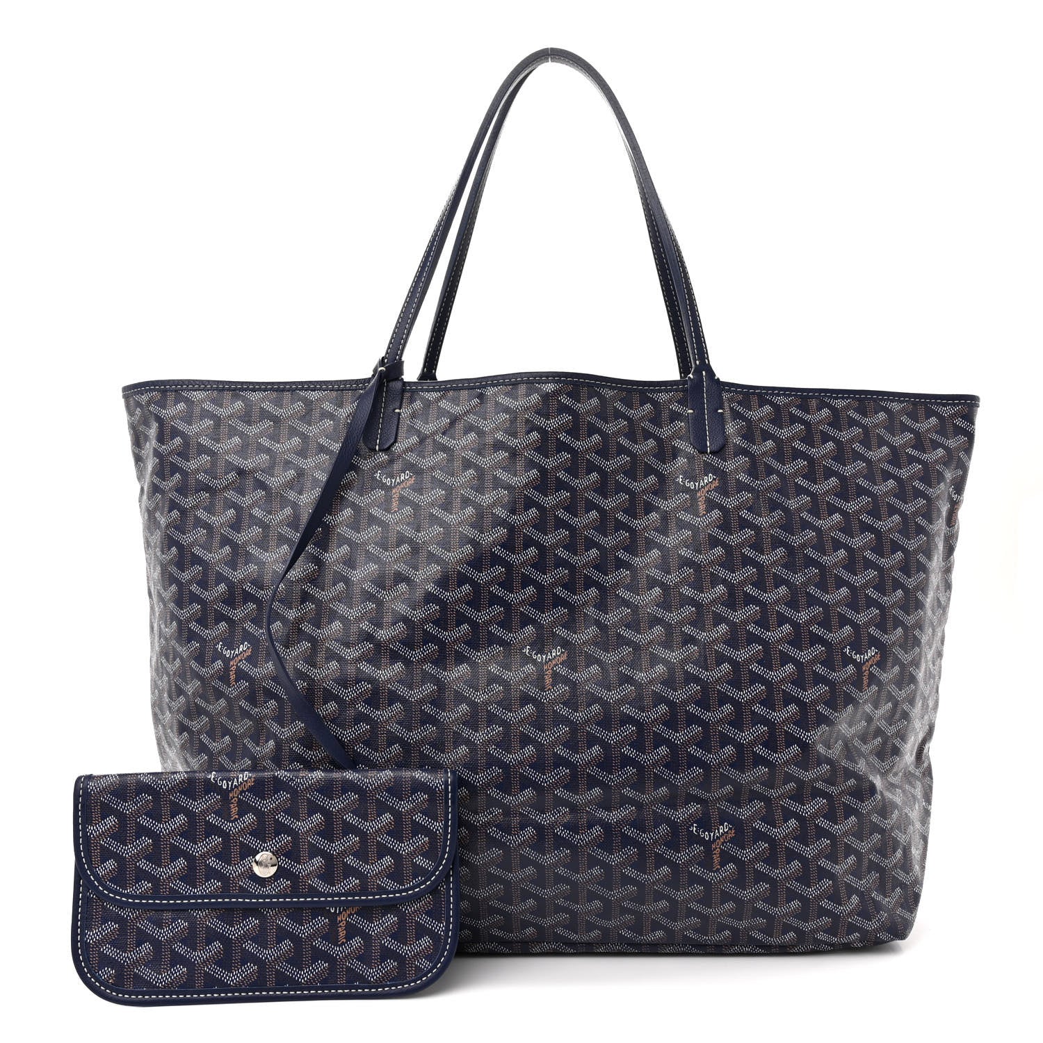 Goyard Goyardine Saint Louis GM Navy 3 of 12
