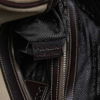 Prada Jacquard Logo Trolley Corda Moro 12 of 35