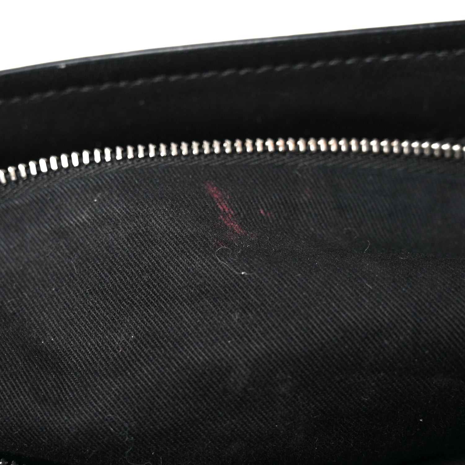 MCM Visetos Anya Zip Top Shopper Tote Black Silver 11 of 11