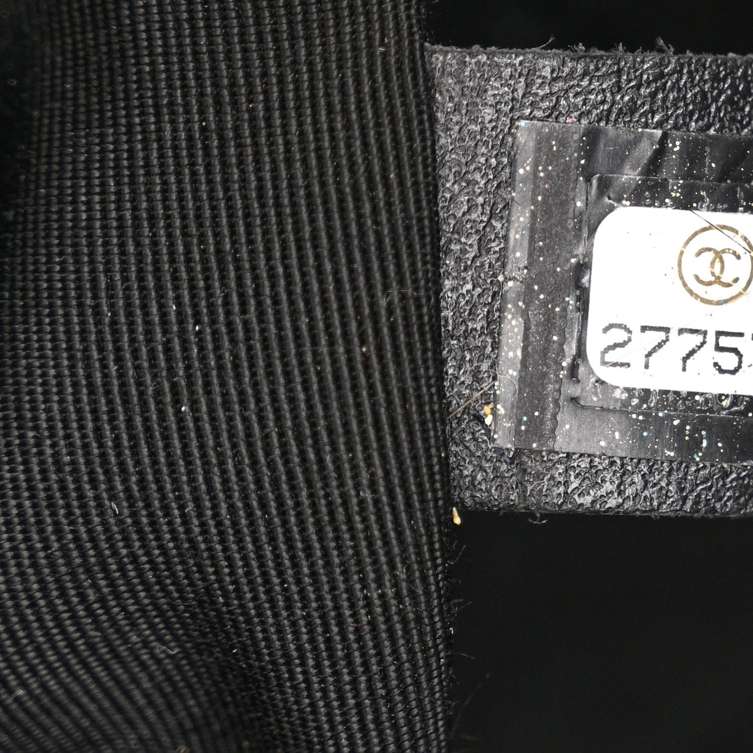 Chanel Calfskin Stitched Small Covered CC Flap Bag Black 7 of 12