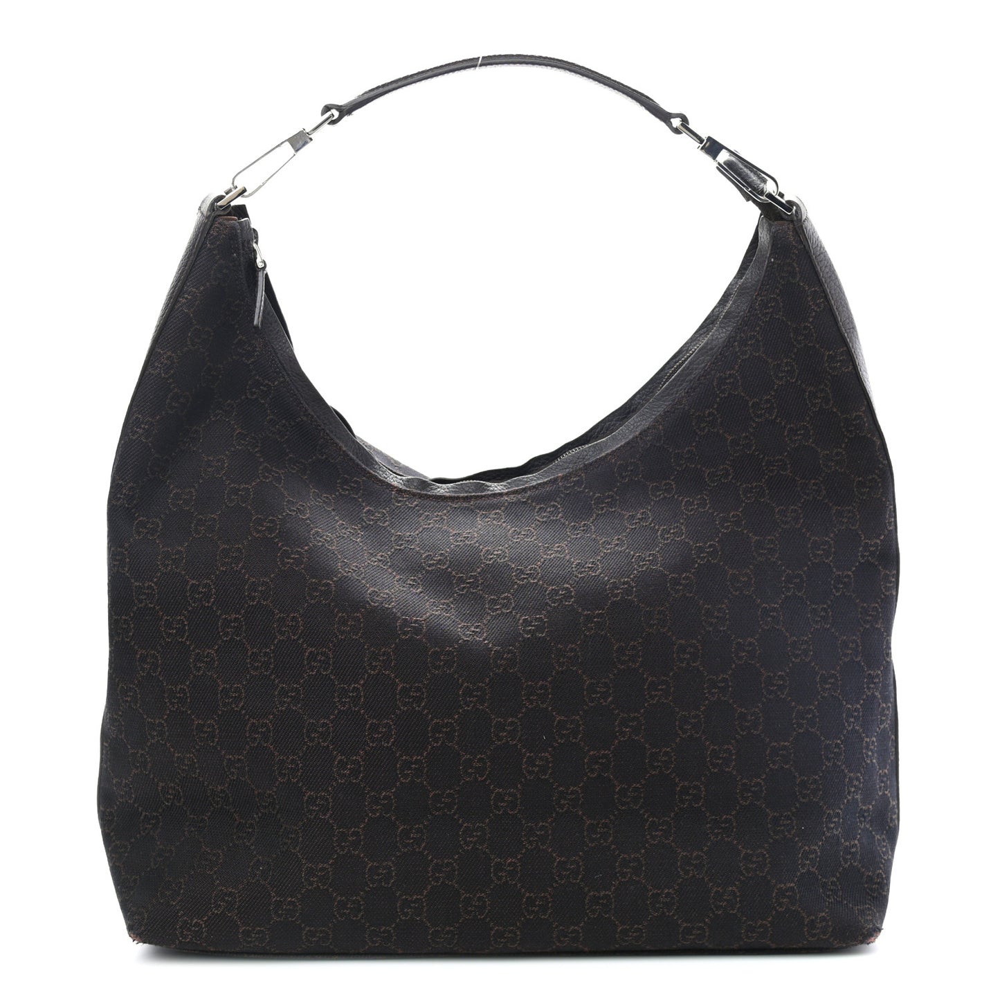 Denim Monogram Hobo Dark Brown