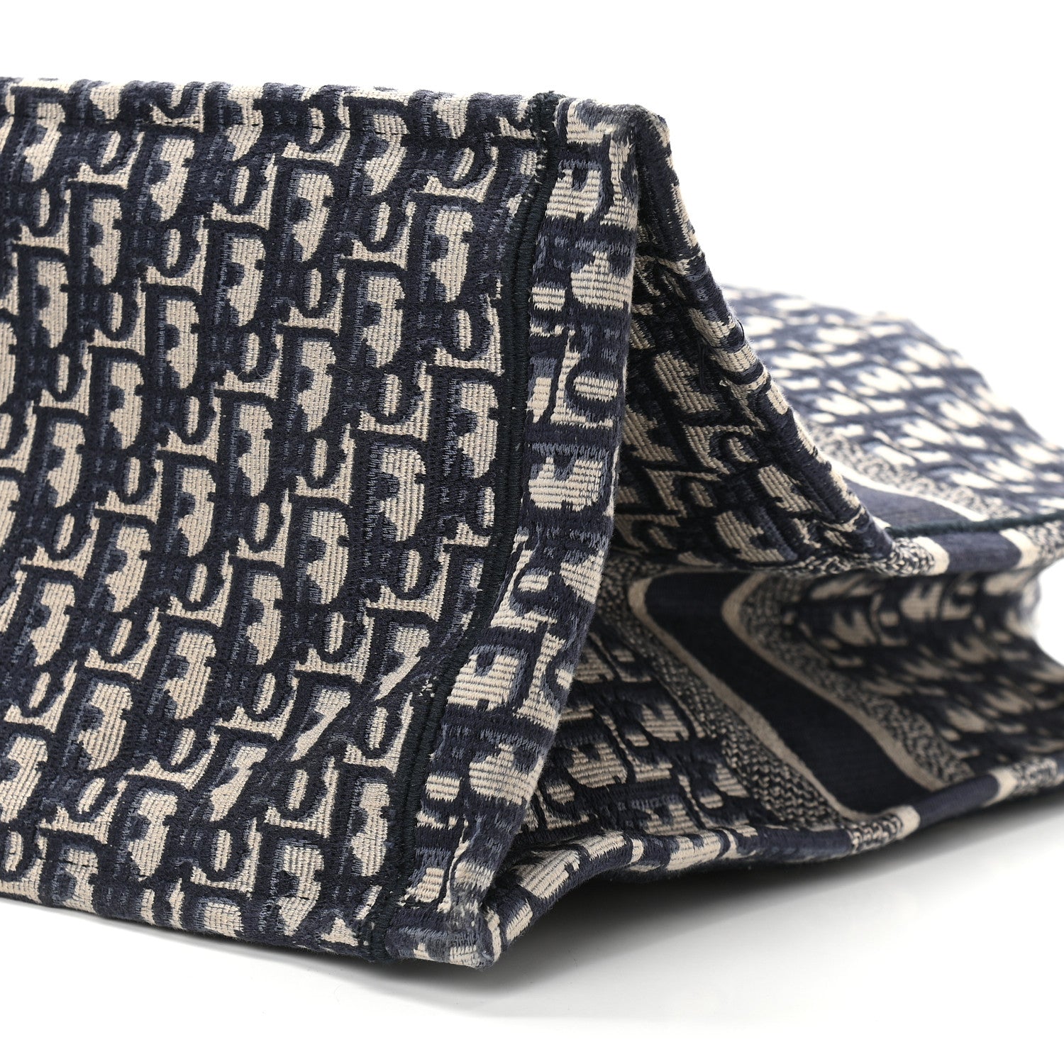 Christian Dior Oblique Book Tote Blue Multicolor 9 of 11