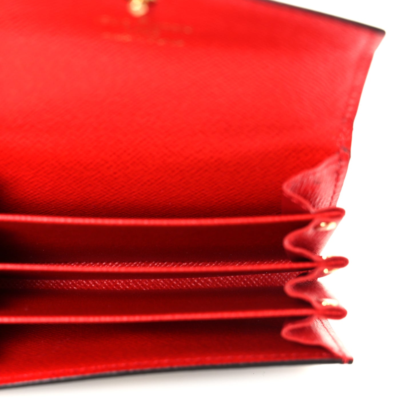 Monogram Sarah Multicartes Coquelicot