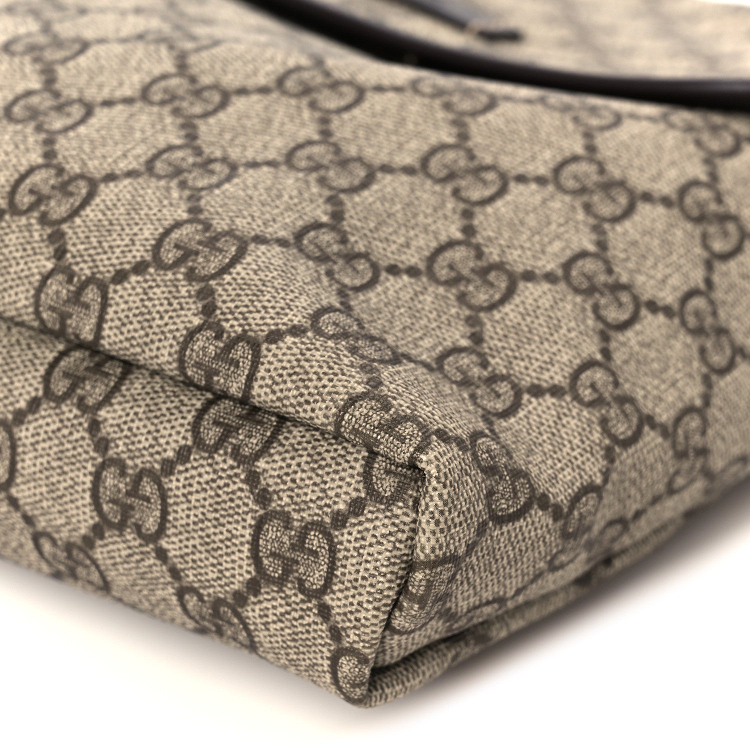 Gucci GG Plus Monogram Small Flap Messenger Bag Beige Dark Brown 11 of 11