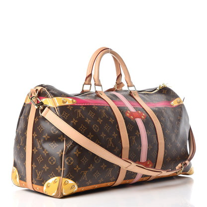 Louis Vuitton Monogram Summer Trunks Keepall Bandouliere 50 3 of 15