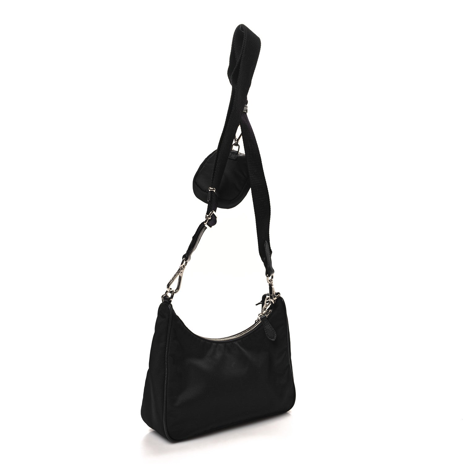 Prada Nylon Re-Edition 2005 Shoulder Bag Black 3 of 10