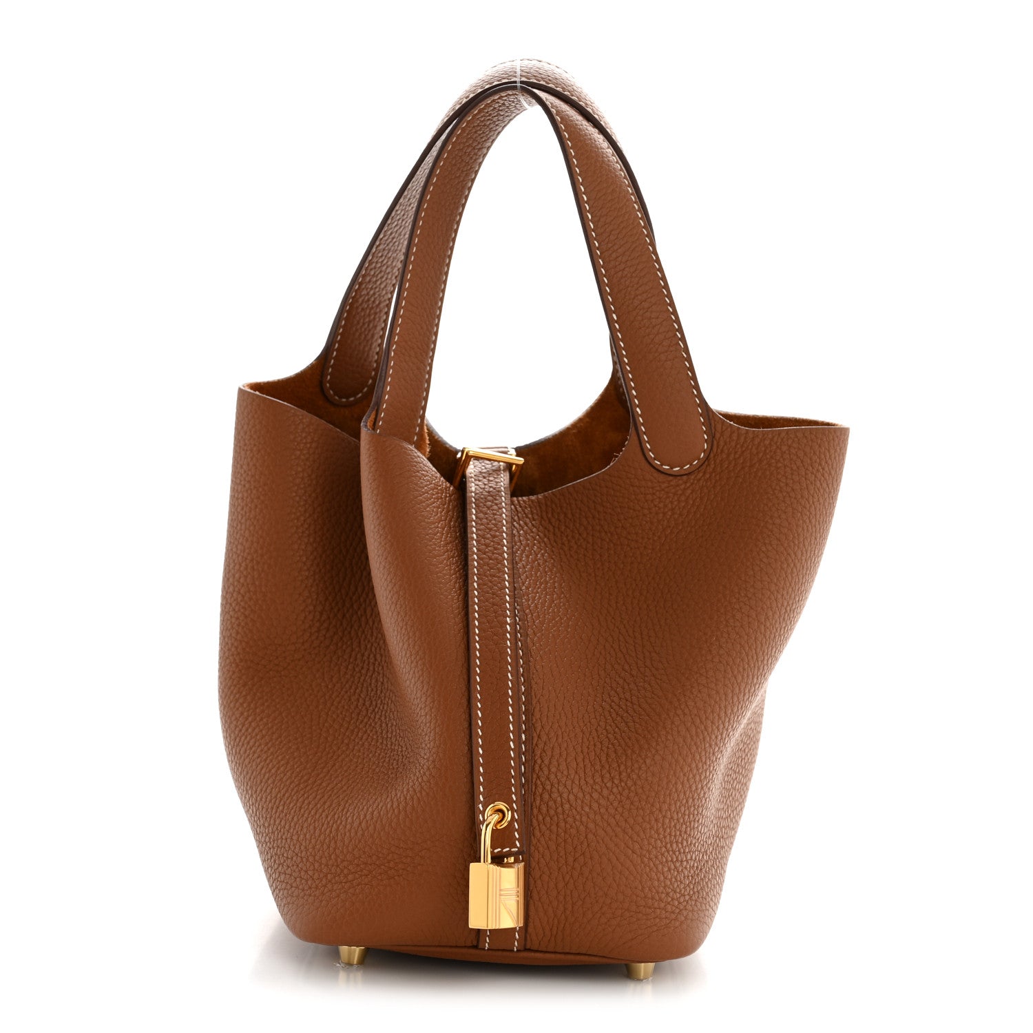 Hermes Taurillon Clemence Picotin Lock 18 PM Gold 1 of 11