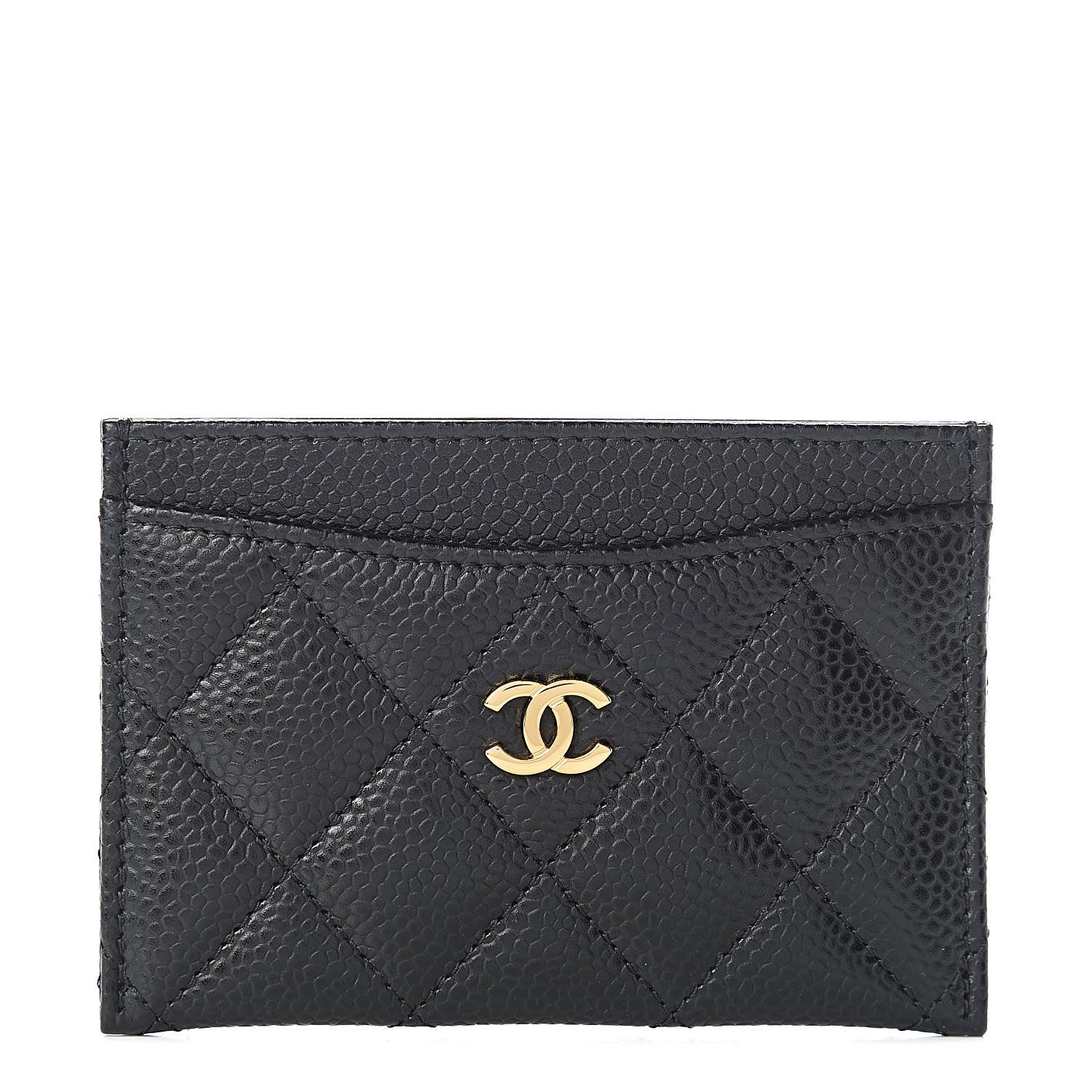 Chanel Caviar Quilted Card Holder Black 1 of 9