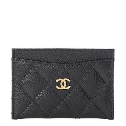 Chanel Caviar Quilted Card Holder Black 1 of 9