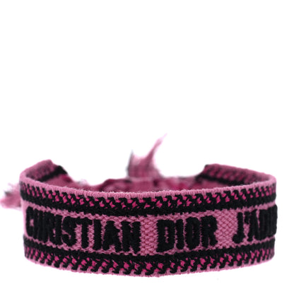 Christian Dior Woven Cotton J'Adior Friendship Bracelet Pink Pink 1 of 3