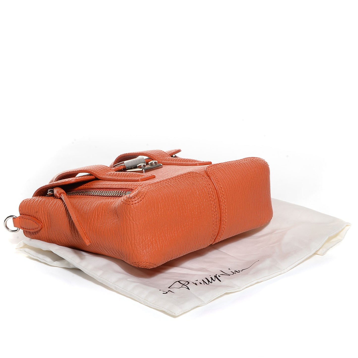 3.1 Leather Mini Pashli Satchel Mandarin