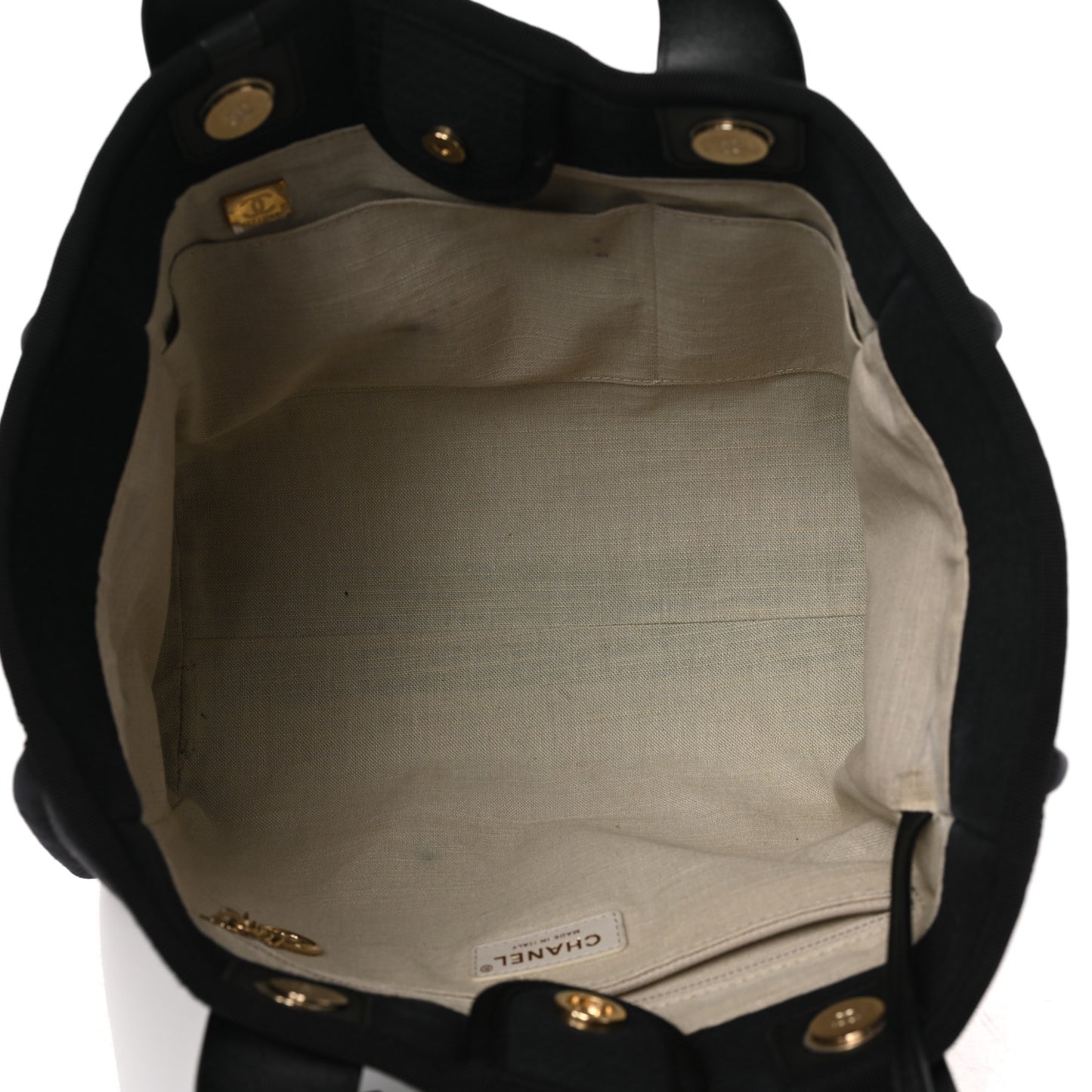 Mixed Fibers Small Deauville Tote Black