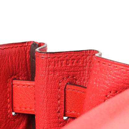 Hermes Evercolor Kelly Retourne 28 Rouge Tomate 7 of 10
