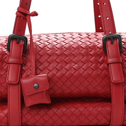Bottega Veneta Nappa Intrecciato Montaigne Rings Satchel Red 10 of 12