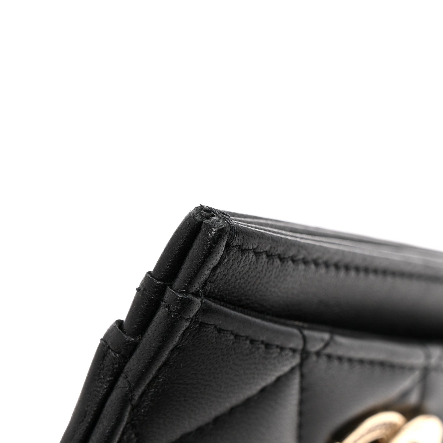 Chanel Lambskin Quilted Card Holder Black 20 of 22