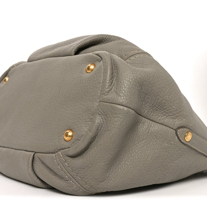 Prada Vitello Daino Top Handle Pomice 10 of 10