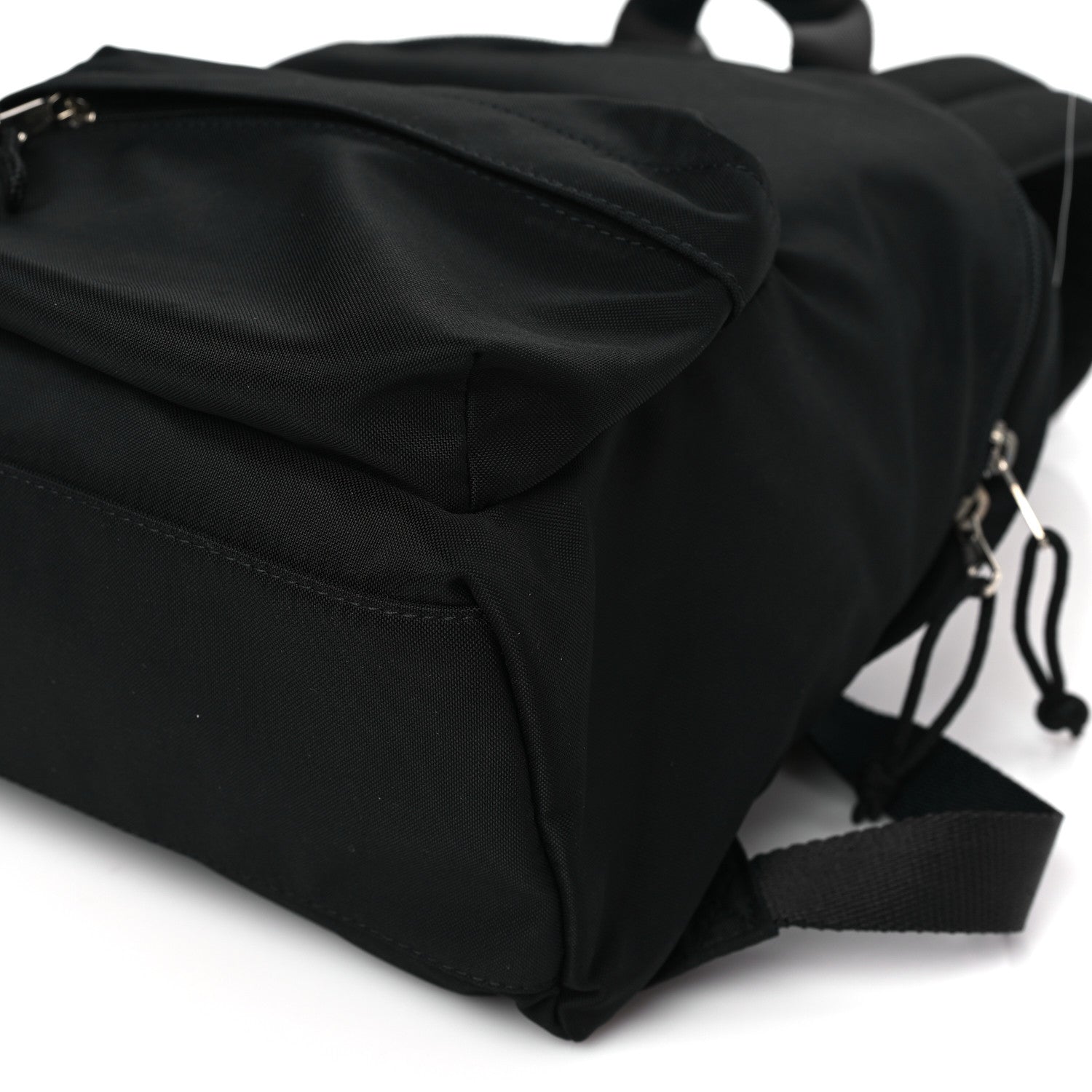 Balenciaga Sport Nylon Logo Embroidered S Wheel Backpack Black 8 of 8