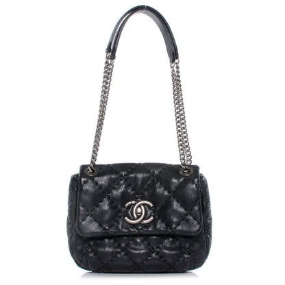 Chanel Calfskin Ultimate Stitch Flap Bag Black 1 of 10