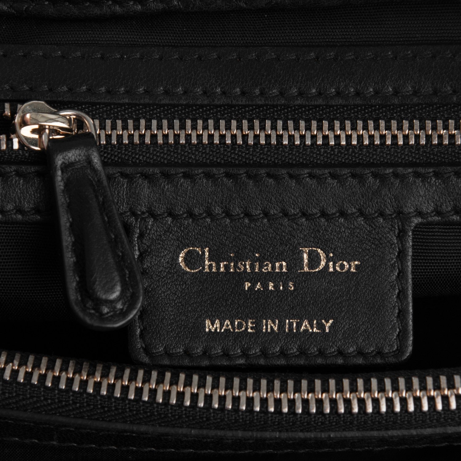 Christian Dior Lambskin Cannage Small Dior Soft Shopping Tote Black 6 of 7