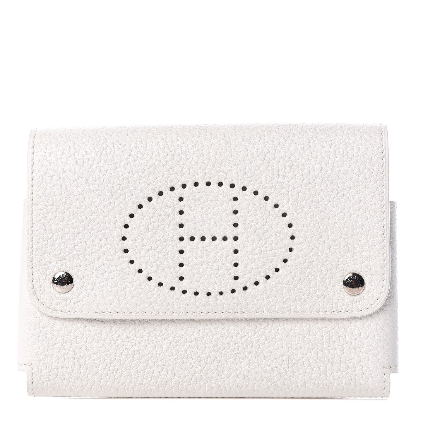 Taurillon Clemence Mises et Relances Playing Cards Holder White
