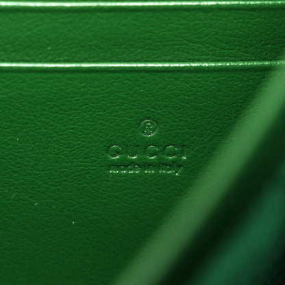Gucci Monogram Multicolor Matelasse Diagonal GG Marmont Chain Wallet Red Blue Pink Green 6 of 19