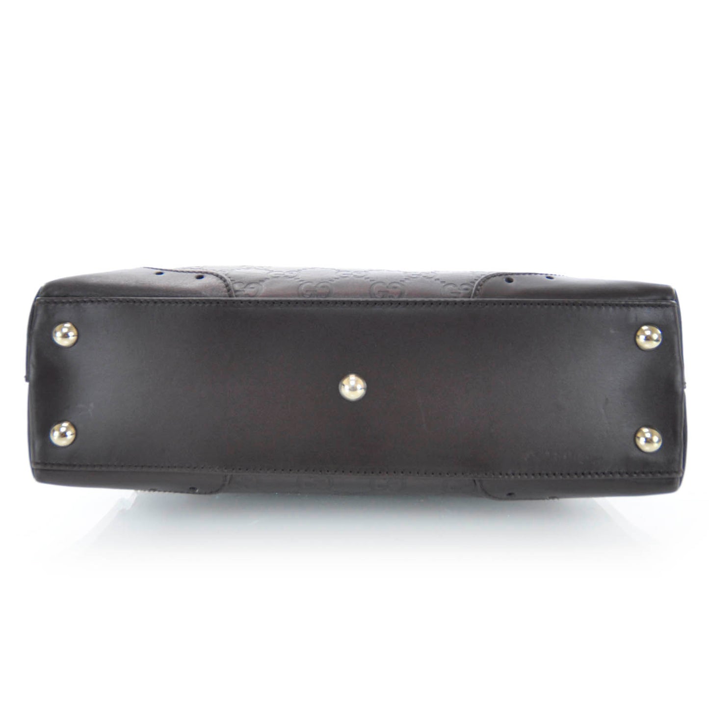 Guccissima Punch Handbag Chocolate Brown