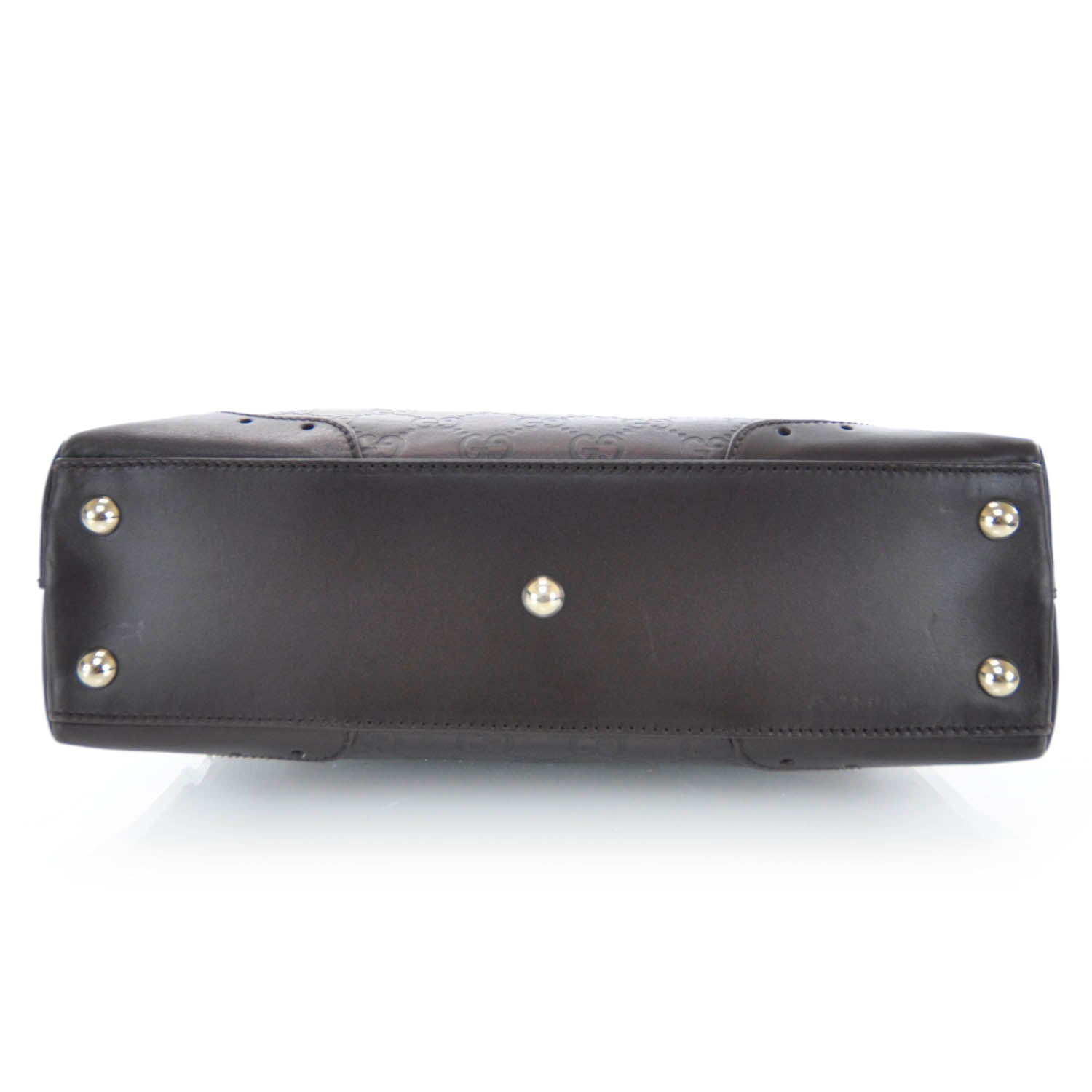 Gucci Guccissima Punch Handbag Chocolate Brown 5 of 9