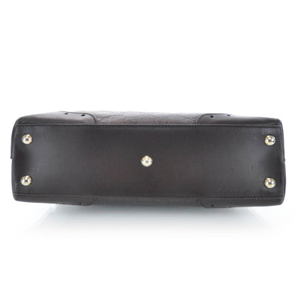 Gucci Guccissima Punch Handbag Chocolate Brown 5 of 9