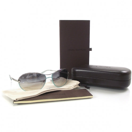 Louis Vuitton Mimosa Sunglasses Silver 4 of 9