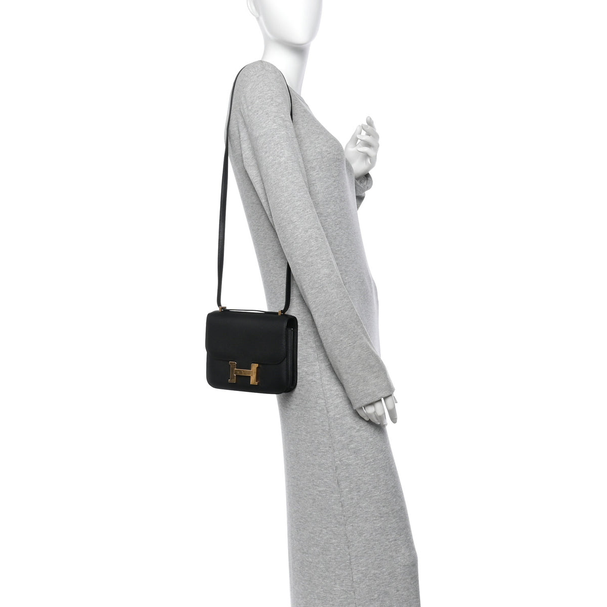 Hermes Epsom Constance 18 Black 2 of 10