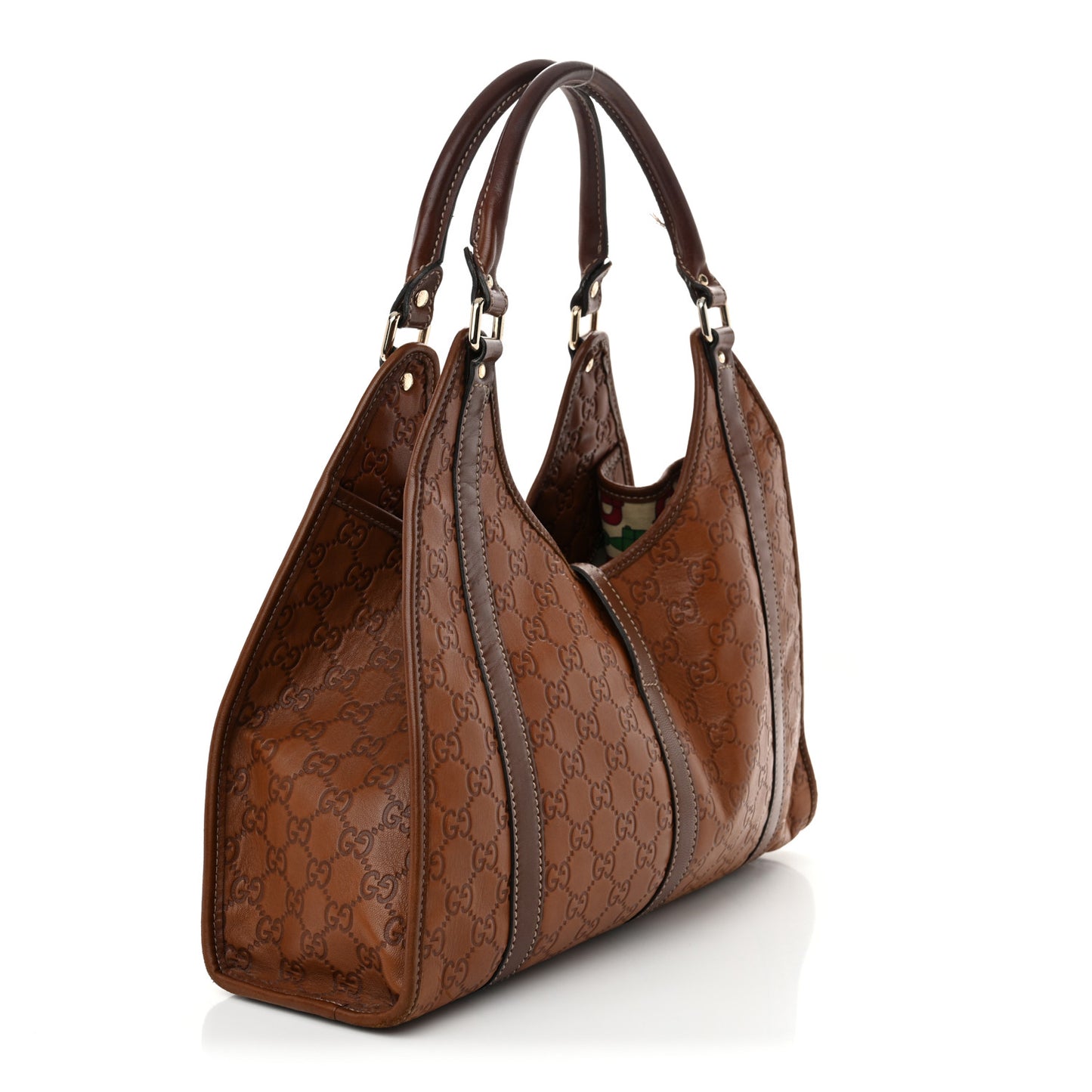 Guccissima Medium Joy Shoulder Bag Brown
