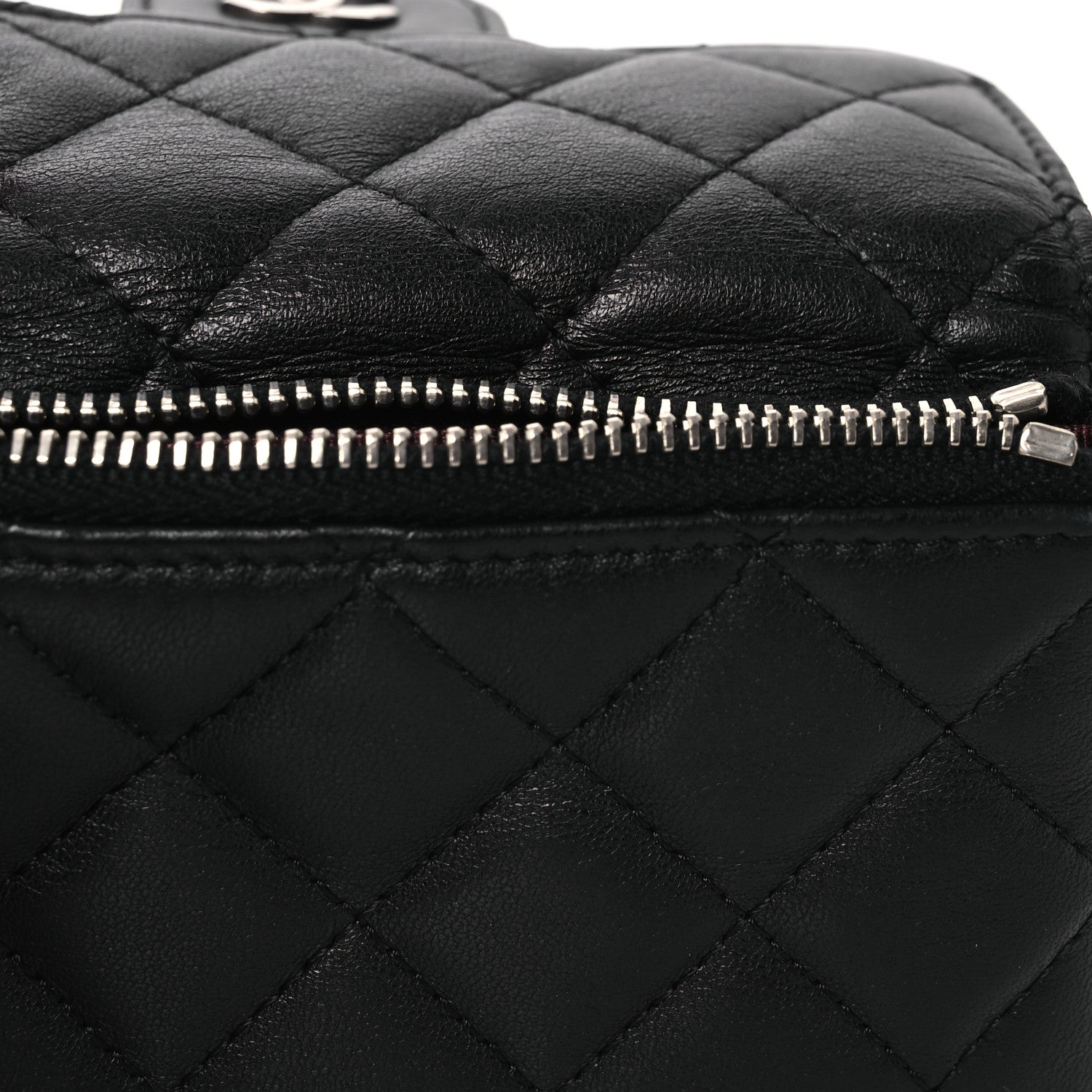 Chanel Lambskin Quilted Coin Purse Black 11 of 14