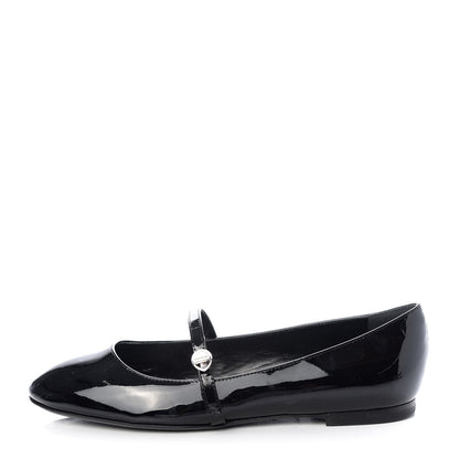Louis Vuitton Patent Uniformes Ballet Flats 36 Black 1 of 10