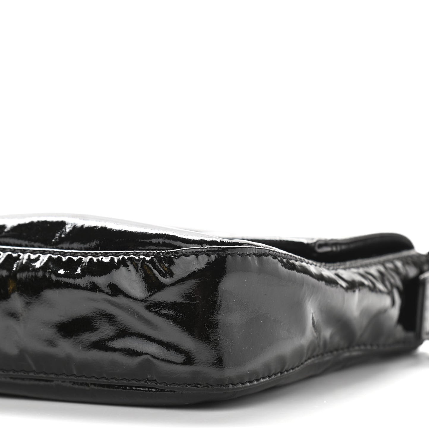 Patent Baguette Black
