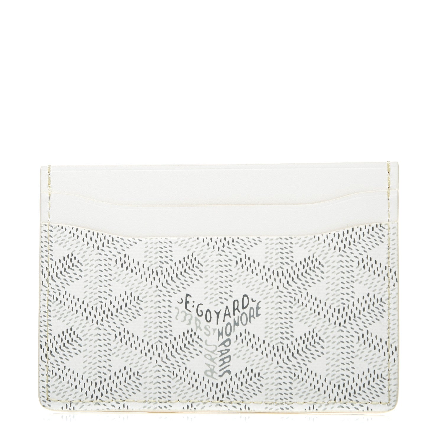 Goyard Goyardine Saint Sulpice Card Holder White 1 of 5