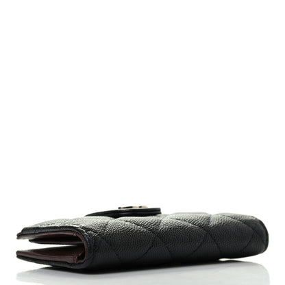 Chanel Caviar Quilted Small Classic Wallet Black 4 of 8