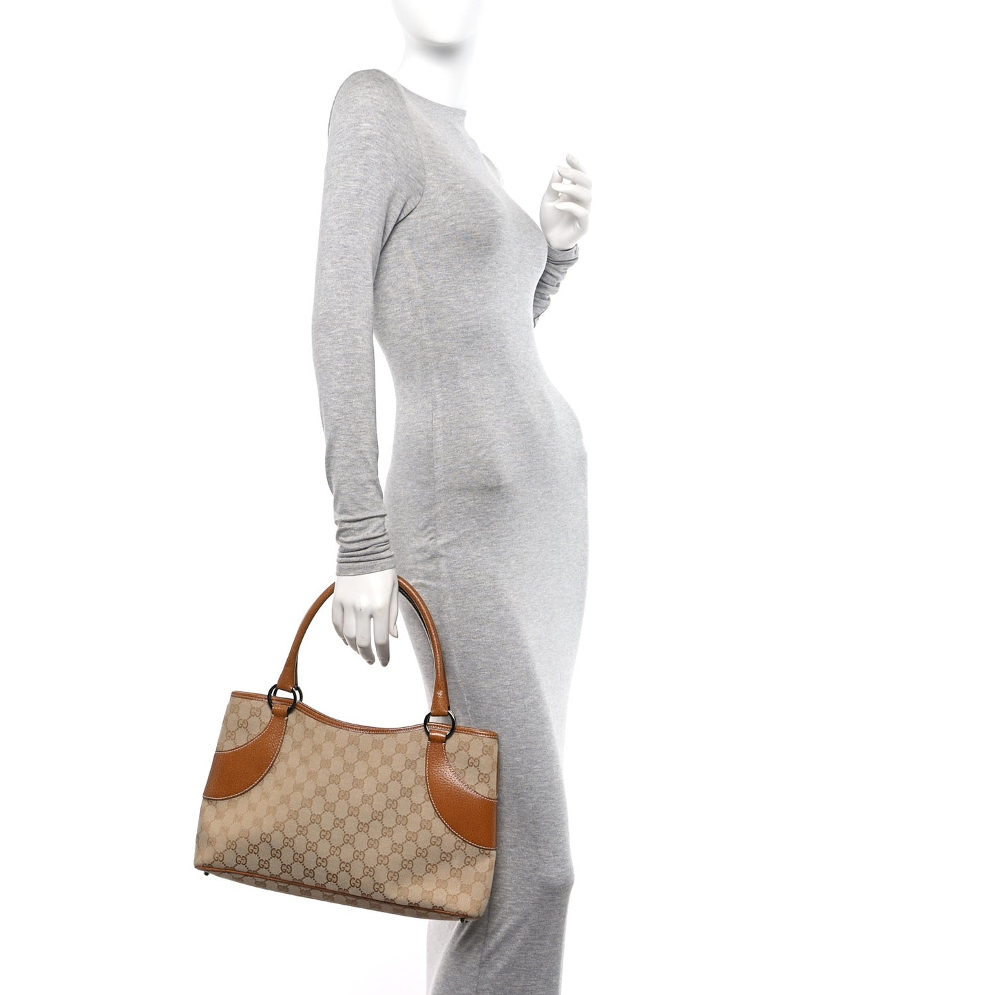 Monogram Shoulder Bag Brown
