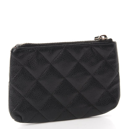 Chanel Caviar Quilted Key Holder Case Black 3 of 7