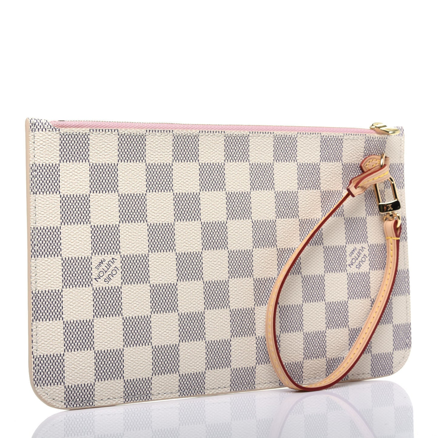 Damier Azur Neverfull MM GM Pochette Rose Ballerine