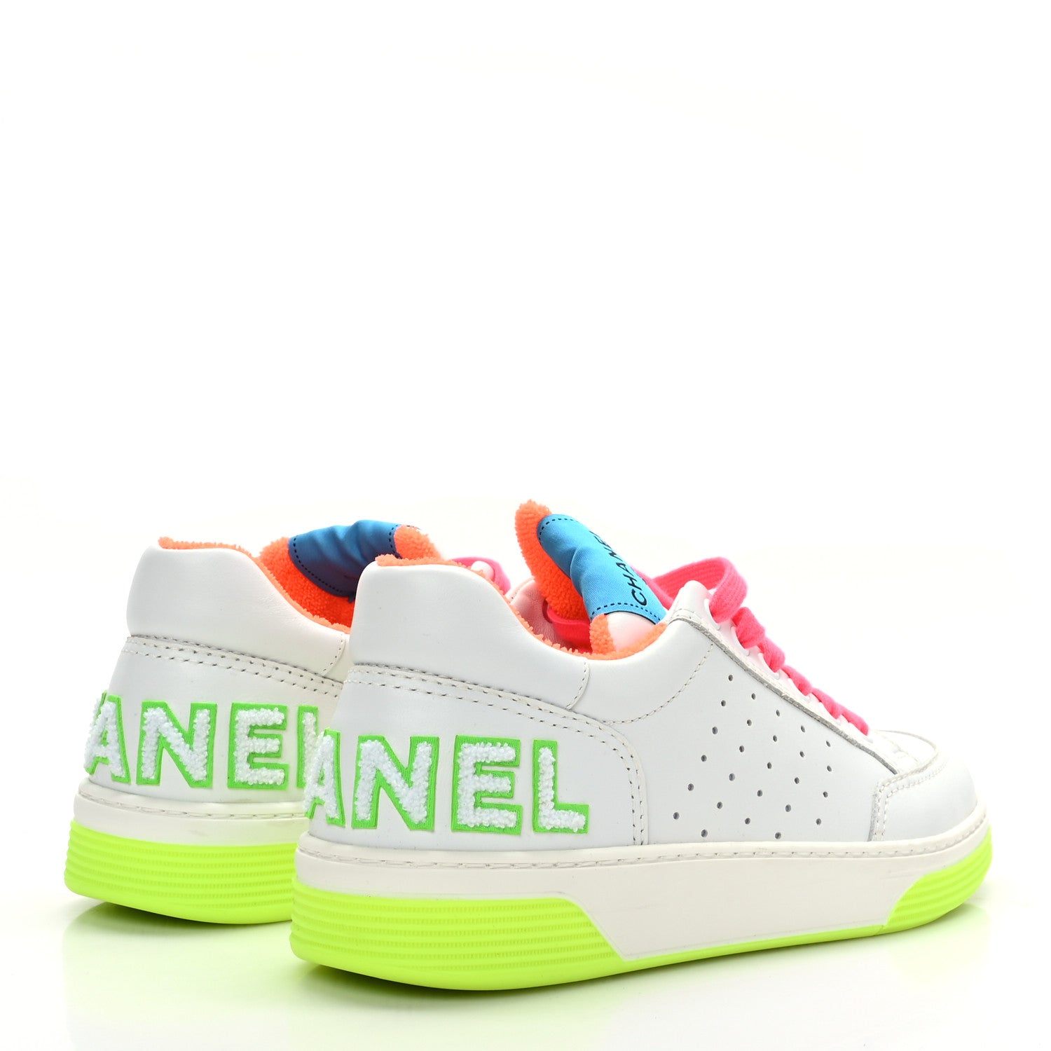 Chanel Calfskin Womens Logo Sneakers 39 Multicolor 4 of 8